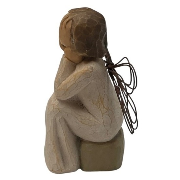 Willow Tree Angel of Caring Figurine Wire Wings Collectible‎ Home Decor - Picture 2 of 6